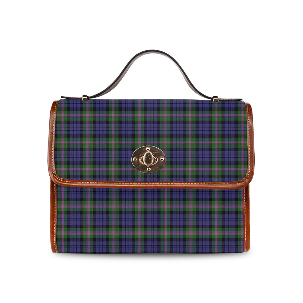 Baird Modern Tartan Leather Strap Waterproof Canvas Bag - Tartanvibesclothing