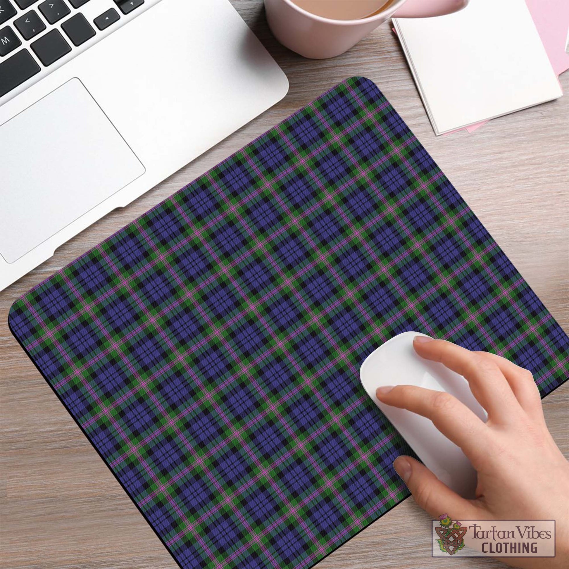 Tartan Vibes Clothing Baird Modern Tartan Mouse Pad