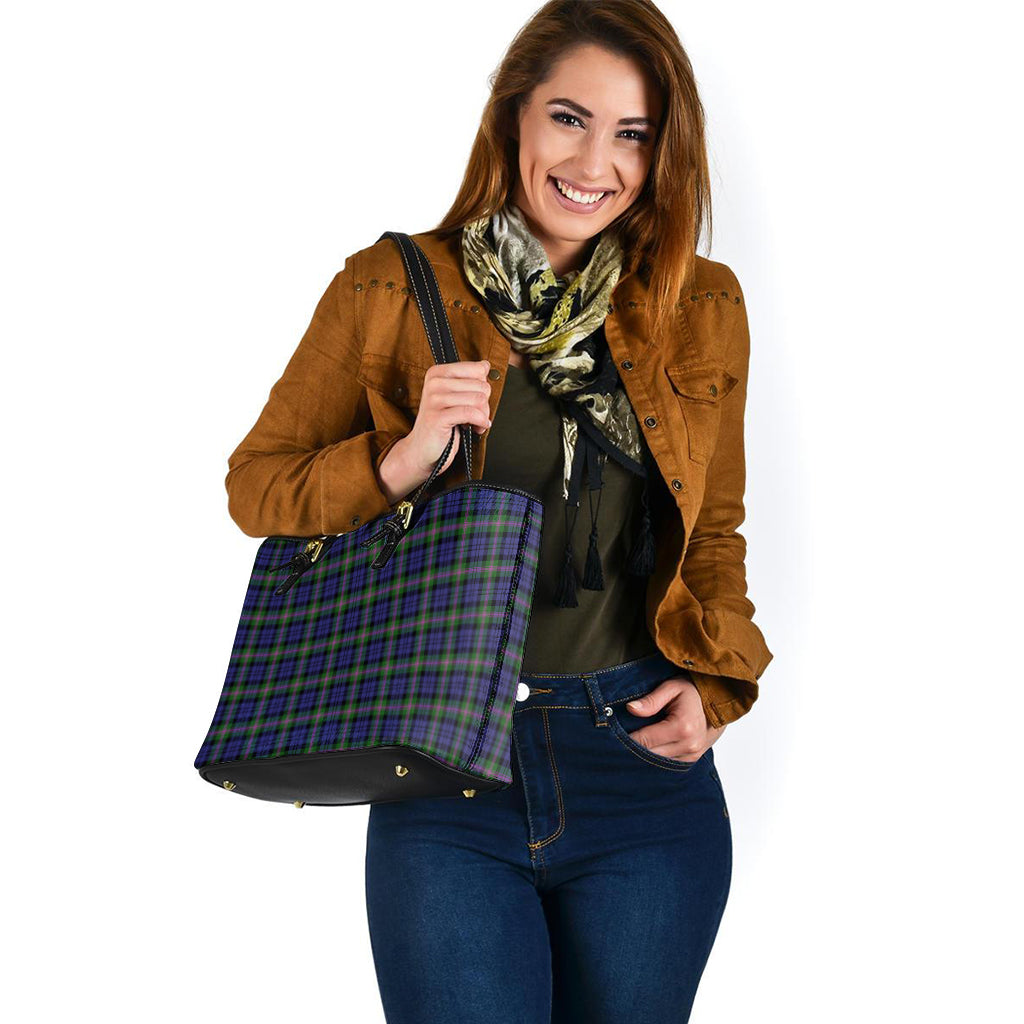 Baird Modern Tartan Leather Tote Bag - Tartanvibesclothing