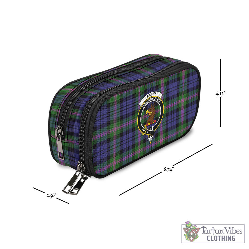 Tartan Vibes Clothing Baird Modern Tartan Pen and Pencil Case with Family Crest