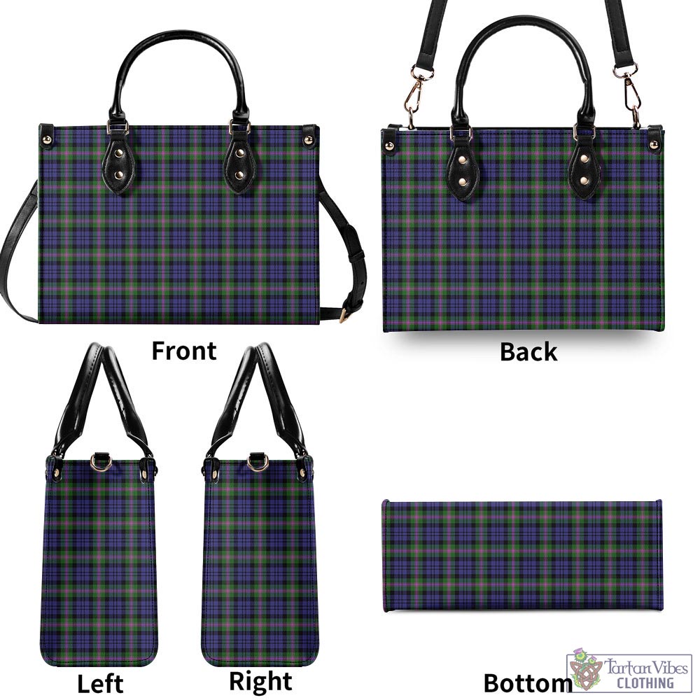 Tartan Vibes Clothing Baird Modern Tartan Luxury Leather Handbags