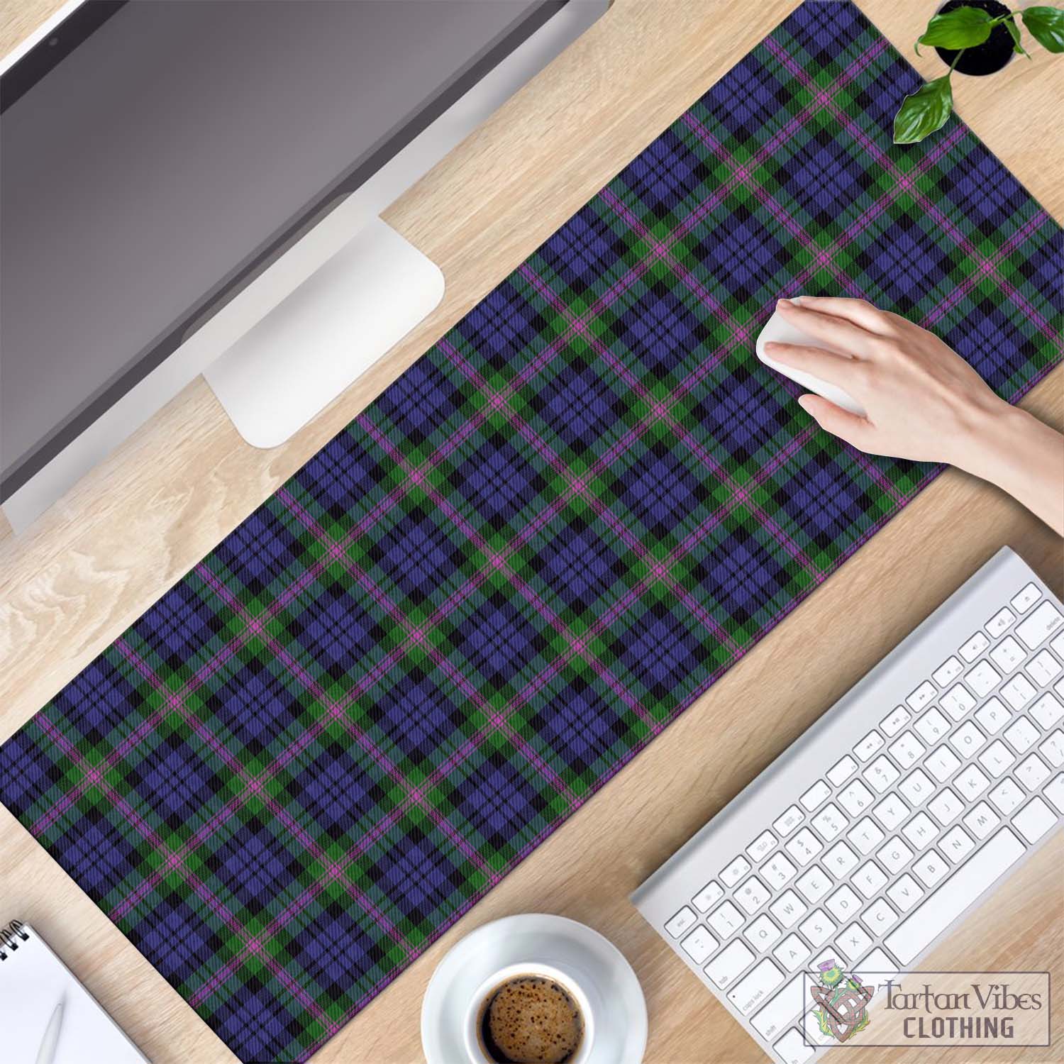 Tartan Vibes Clothing Baird Modern Tartan Mouse Pad