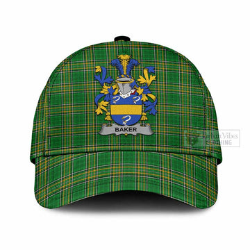 Baker Irish Clan Tartan Classic Cap with Coat of Arms