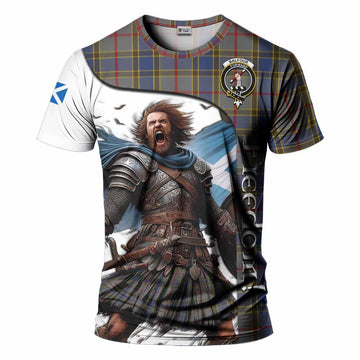 Balfour Crest Tartan T-Shirt Inspired by the Freedom of Scottish Warrior