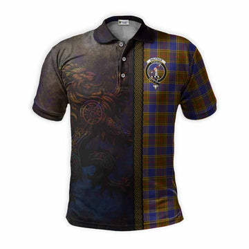 Balfour Tartan Family Crest Polo Shirt Alba Gu Brath Be Brave Lion Ancient Style Kid - Tartan Vibes Clothing