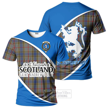 Balfour Family Crest Tartan T-Shirt Celebrate Saint Andrew's Day in Style