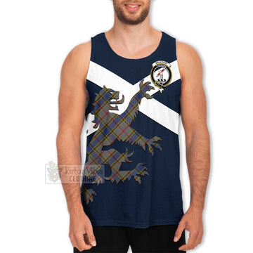 Balfour Tartan Lion Rampant Men's Tank Top  Proudly Display Your Heritage with Alba Gu Brath and Clan Name