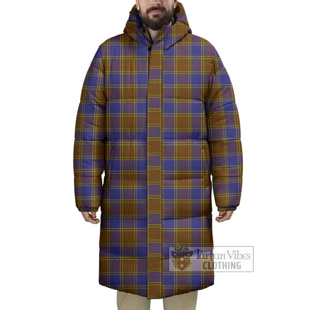 Tartan Vibes Clothing Balfour Tartan Long Down Jacket