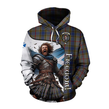 Balfour Crest Tartan Cotton Hoodie Inspired by the Freedom of Scottish Warrior