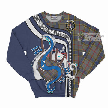 Balfour Tartan Sweatshirt with Epic Bagpipe Style