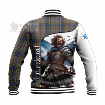 Balfour Crest Tartan Baseball Jacket Inspired by the Freedom of Scottish Warrior