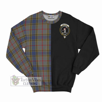 Balfour Tartan Sweatshirt with Family Crest and Half Of Me Style