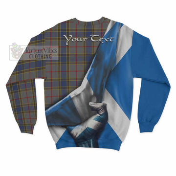 Balfour Tartan Sweatshirt with Family Crest Scotland Patriotic Style