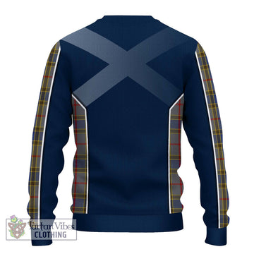 Balfour Tartan Ugly Sweater with Family Crest and Lion Rampant Vibes Sport Style