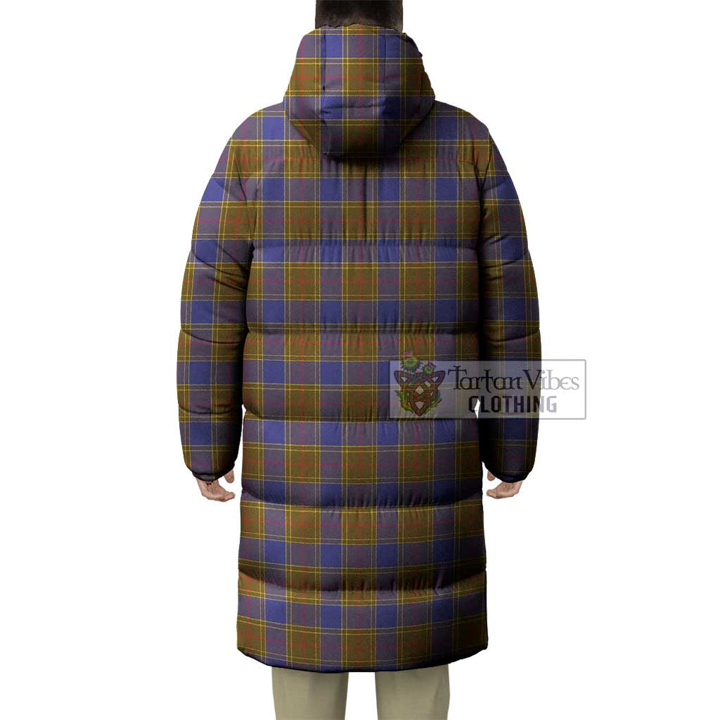 Tartan Vibes Clothing Balfour Tartan Long Down Jacket