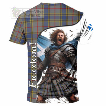 Balfour Crest Tartan T-Shirt Inspired by the Freedom of Scottish Warrior