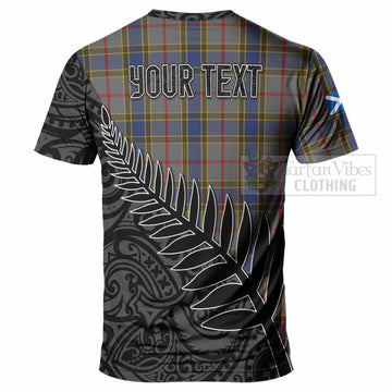 Balfour Crest Tartan T-Shirt with New Zealand Silver Fern Half Style