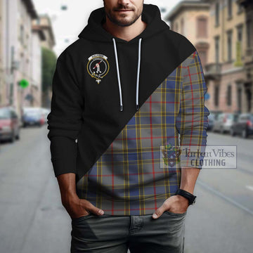 Balfour Tartan Hoodie with Family Crest and Military Logo Style