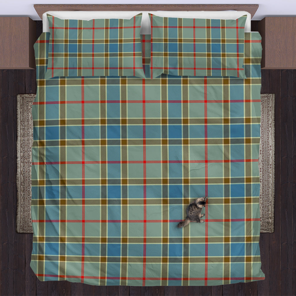 Balfour Blue Tartan Bedding Set US Bedding Set - Tartan Vibes Clothing