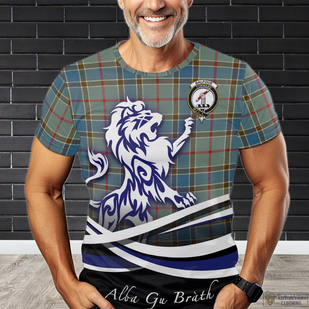 balfour-blue-tartan-t-shirt-with-alba-gu-brath-regal-lion-emblem