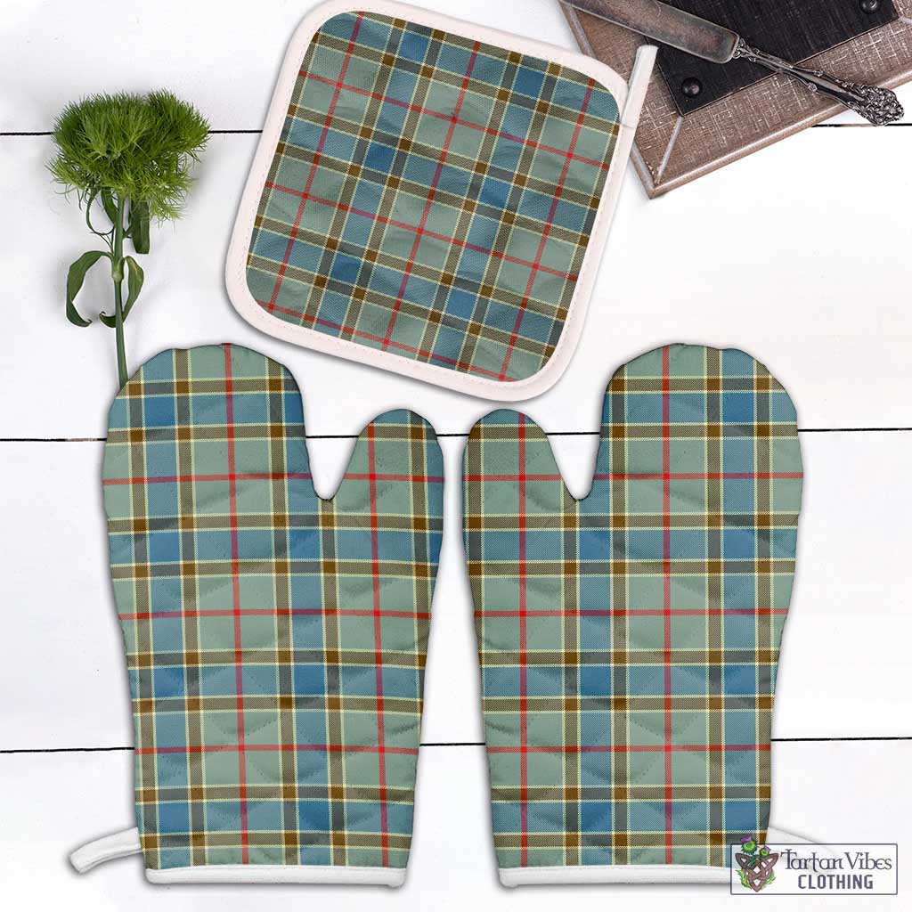 Tartan Vibes Clothing Balfour Blue Tartan Combo Oven Mitt & Pot-Holder