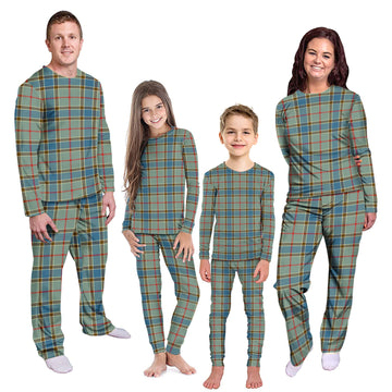 Balfour Blue Tartan Pajamas Family Set