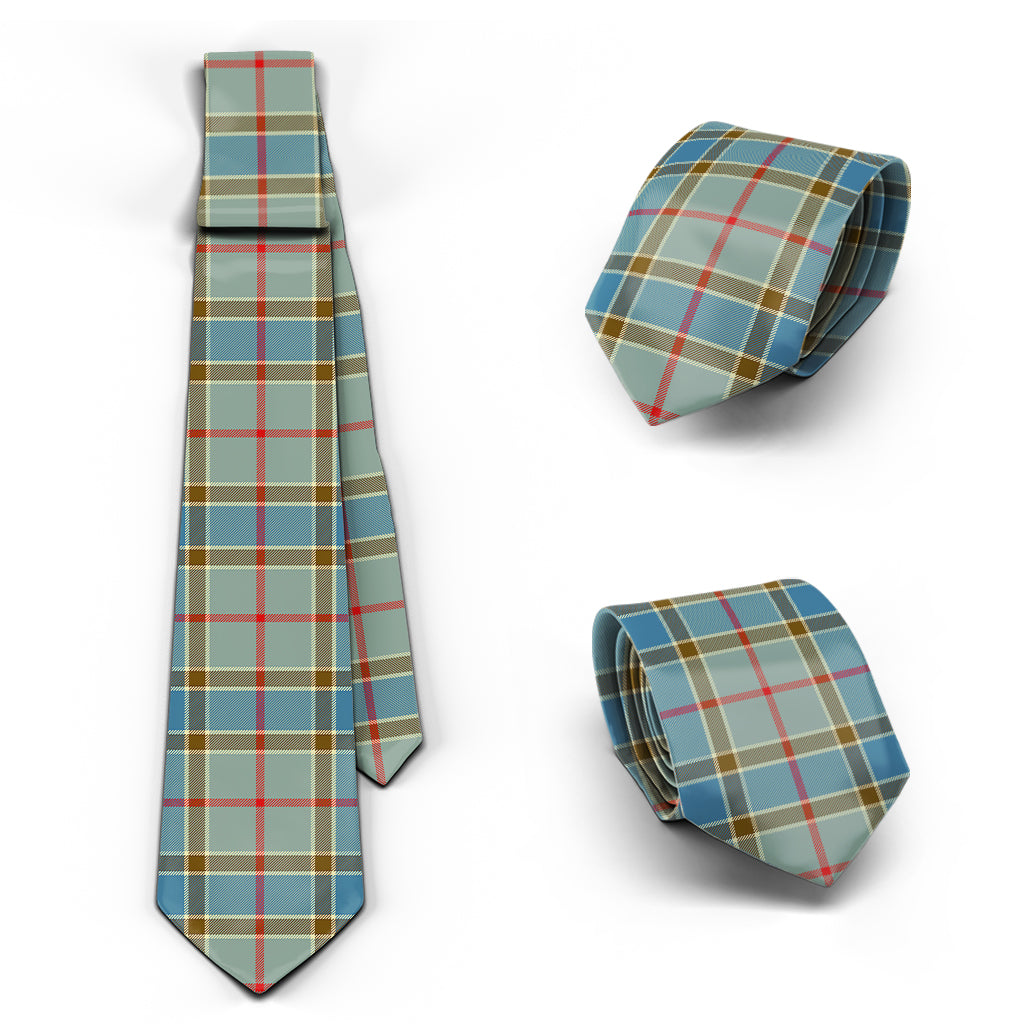 Balfour Blue Tartan Classic Necktie Necktie One Size - Tartanvibesclothing