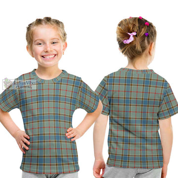 Balfour Blue Tartan Kid T-Shirt