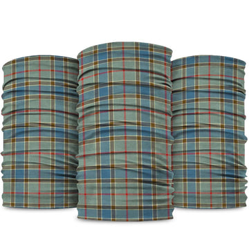 Balfour Blue Tartan Neck Gaiters, Tartan Bandanas, Tartan Head Band