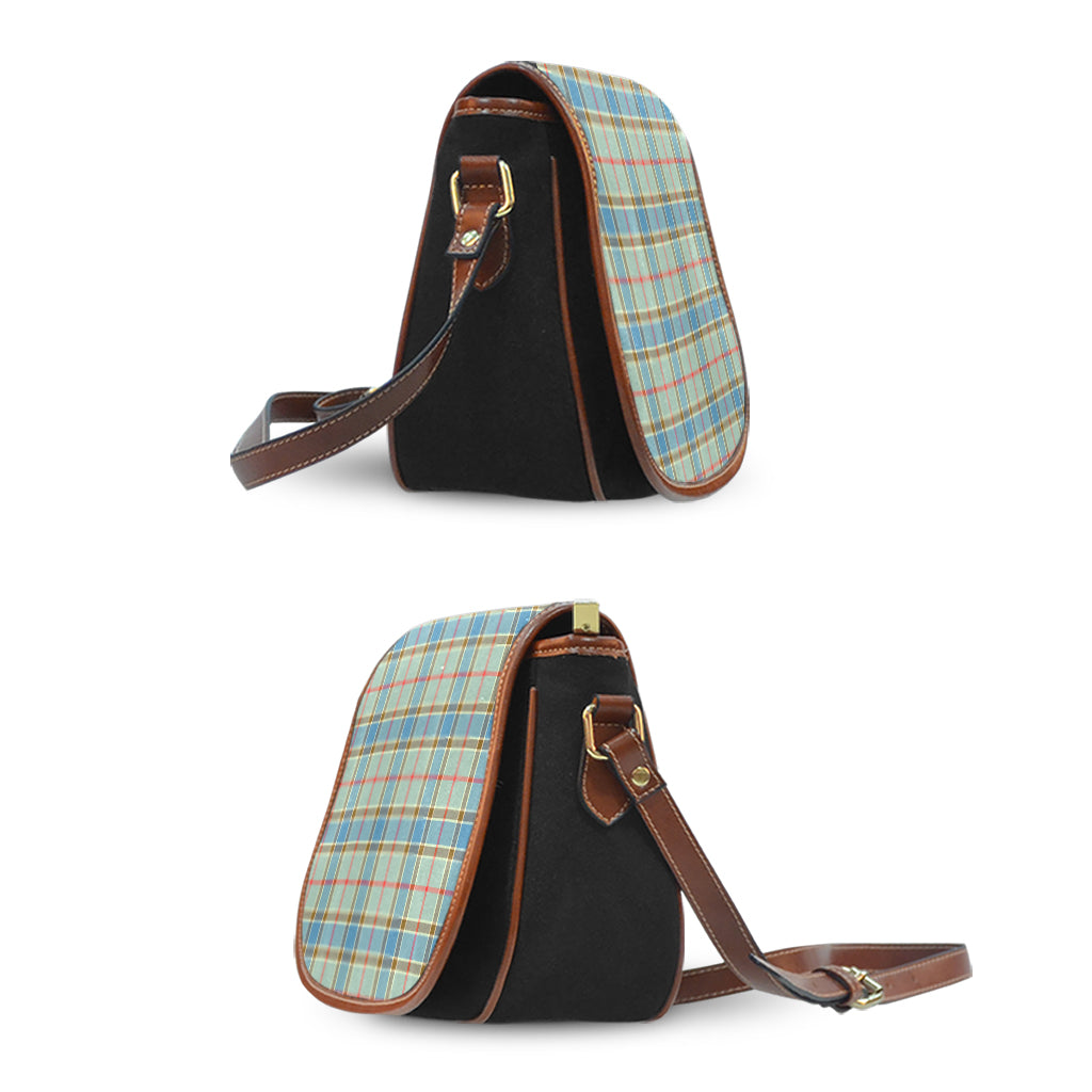 Balfour Blue Tartan Saddle Bag - Tartan Vibes Clothing