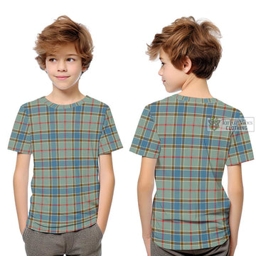 Balfour Blue Tartan Kid T-Shirt