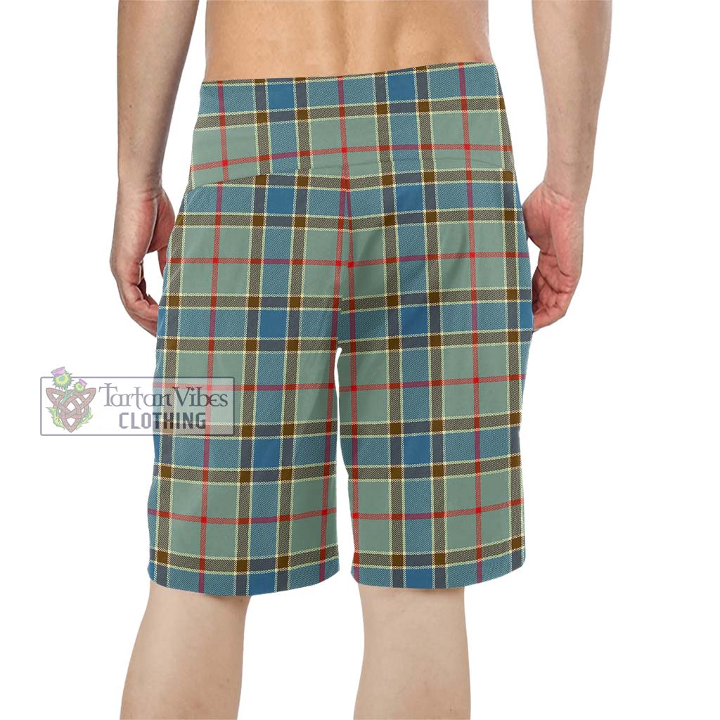 Tartan Vibes Clothing Balfour Blue Tartan Men's Board Shorts