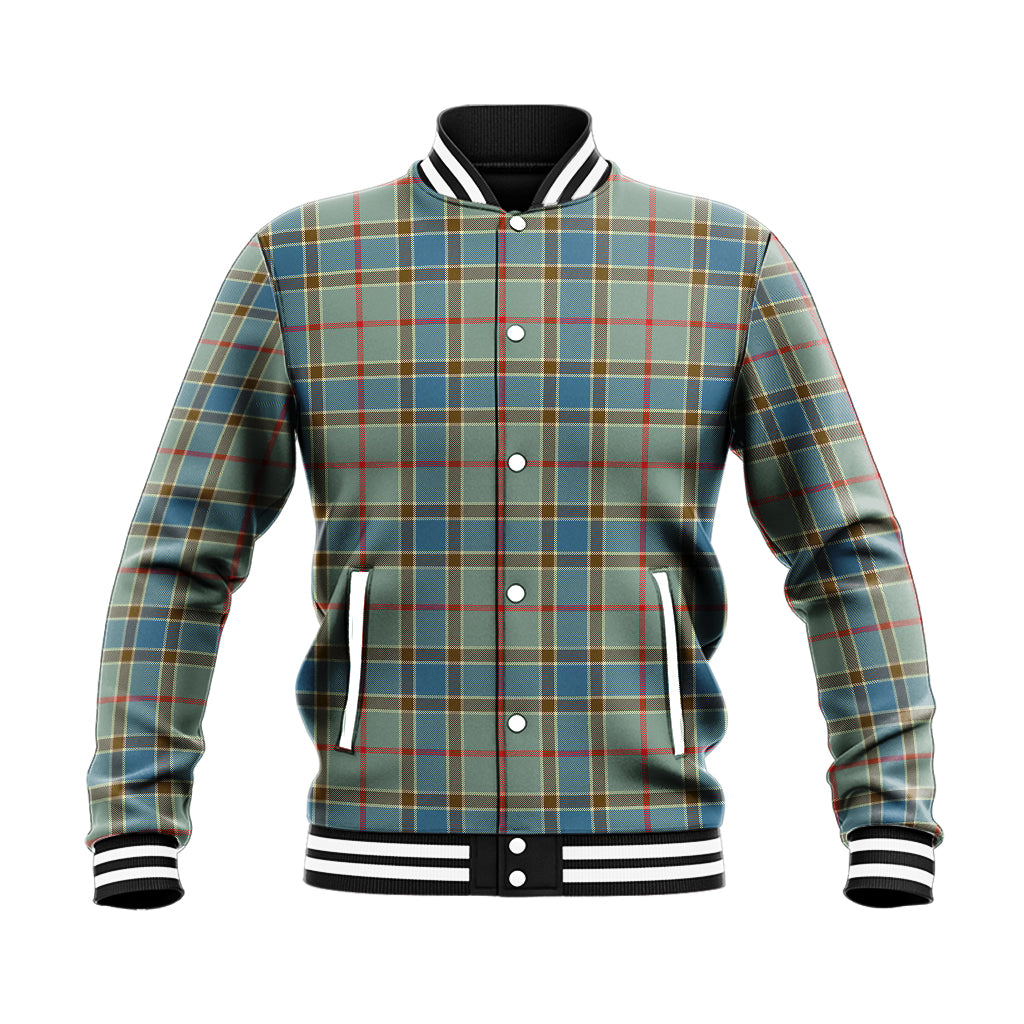 Balfour Blue Tartan Baseball Jacket - Tartan Vibes Clothing