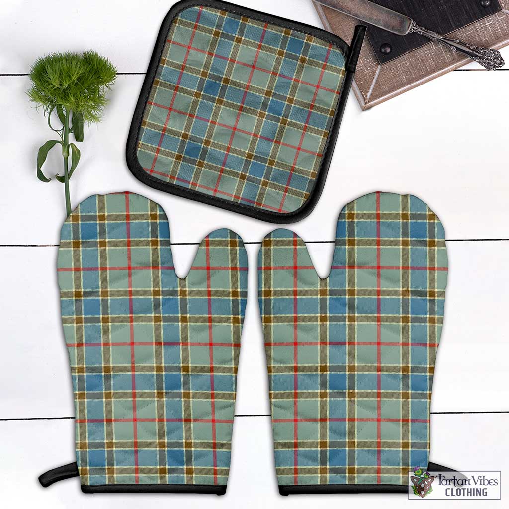 Tartan Vibes Clothing Balfour Blue Tartan Combo Oven Mitt & Pot-Holder