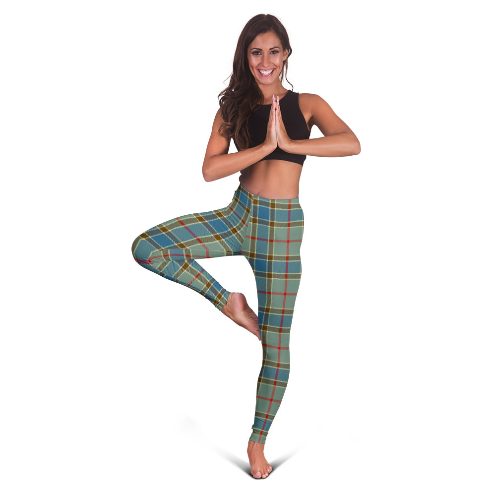 Balfour Blue Tartan Womens Leggings - Tartanvibesclothing