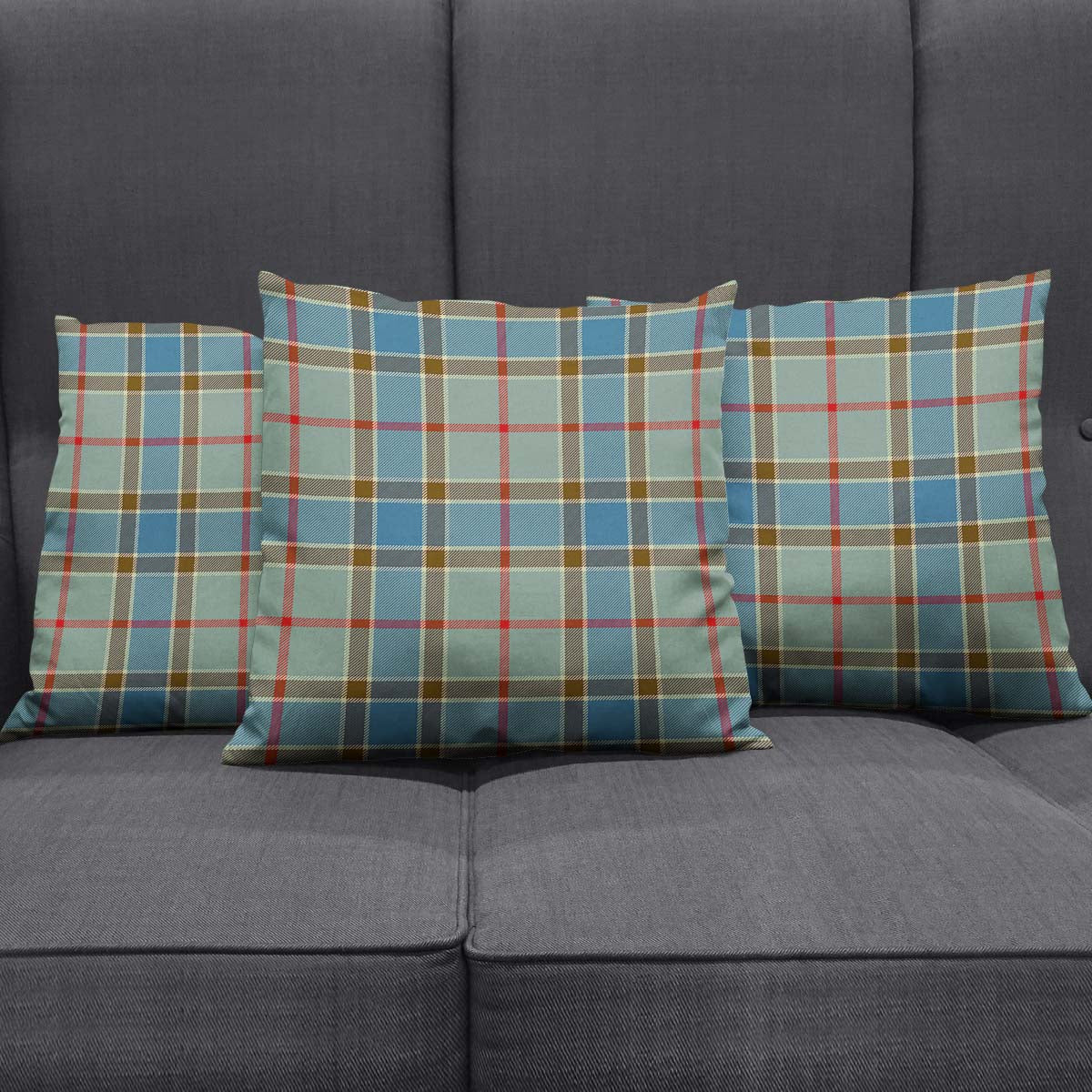 Balfour Blue Tartan Pillow Cover - Tartanvibesclothing