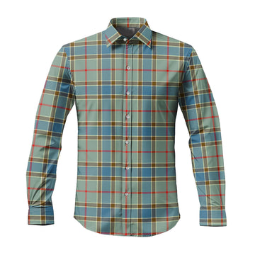 Balfour Blue Tartan Long Sleeve Button Up Shirt