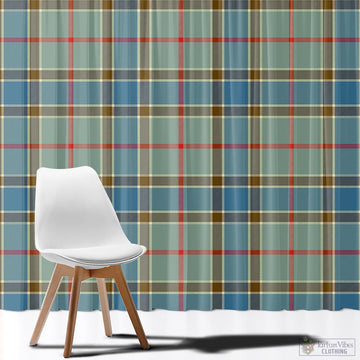 Balfour Blue Tartan Window Curtain