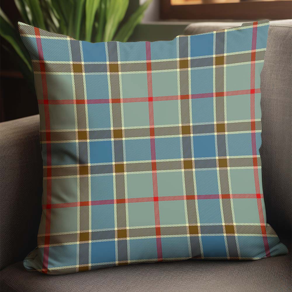 Balfour Blue Tartan Pillow Cover - Tartanvibesclothing