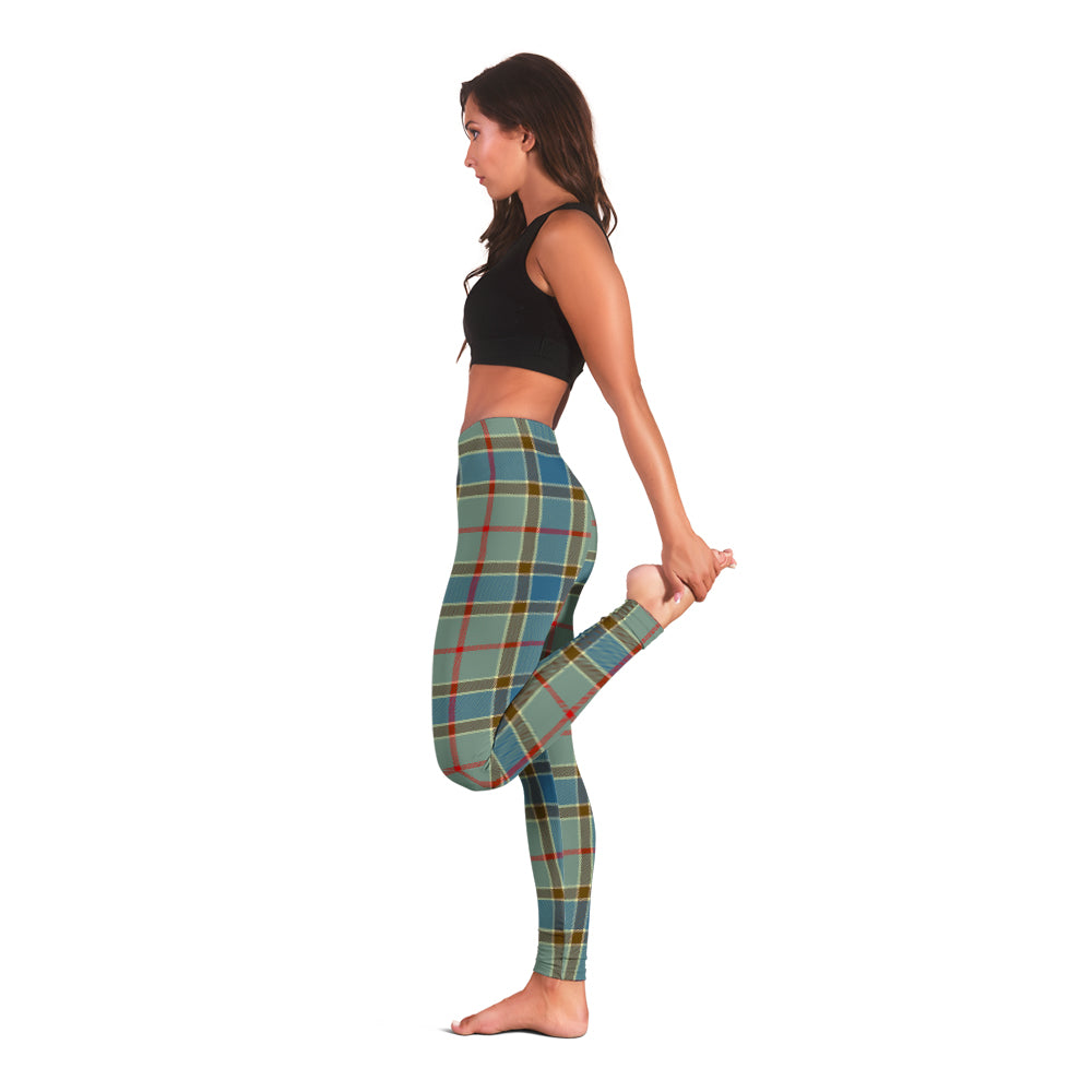 Balfour Blue Tartan Womens Leggings - Tartanvibesclothing