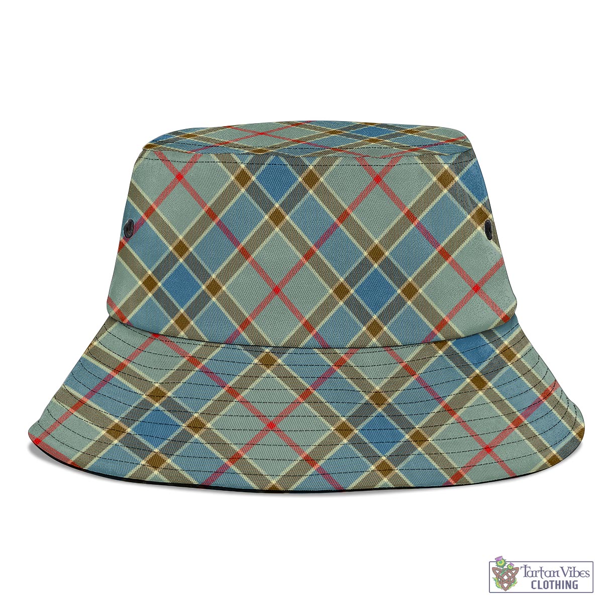 Tartan Vibes Clothing Balfour Blue Tartan Bucket Hat