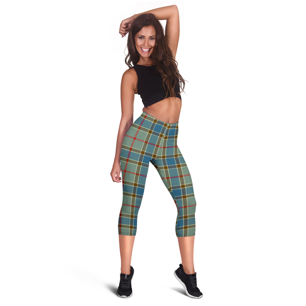 Balfour Blue Tartan Womens Leggings - Tartanvibesclothing