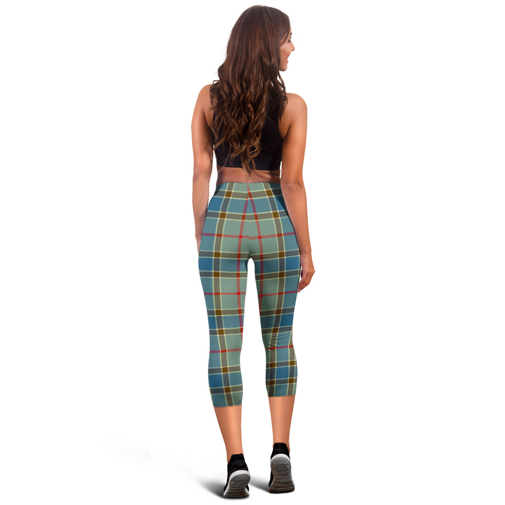 Balfour Blue Tartan Womens Leggings - Tartanvibesclothing