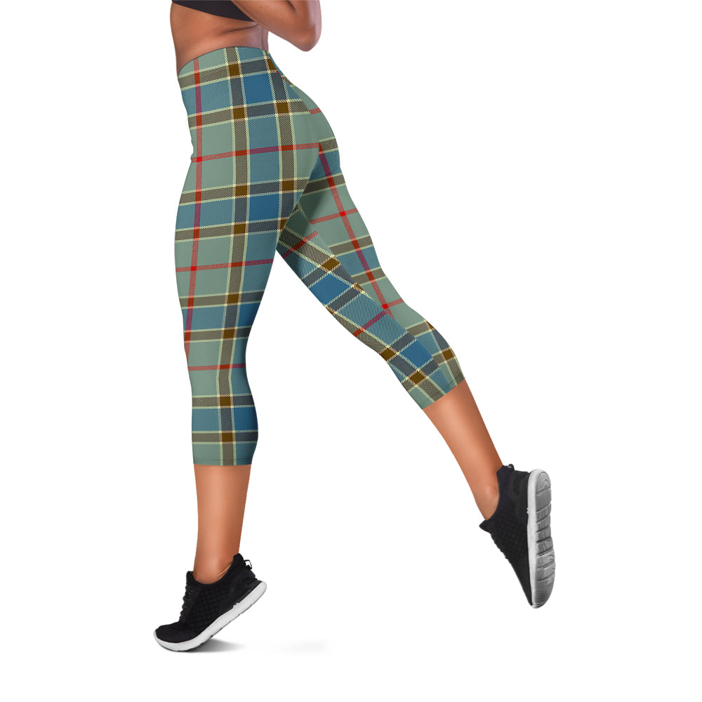 Balfour Blue Tartan Womens Leggings - Tartanvibesclothing