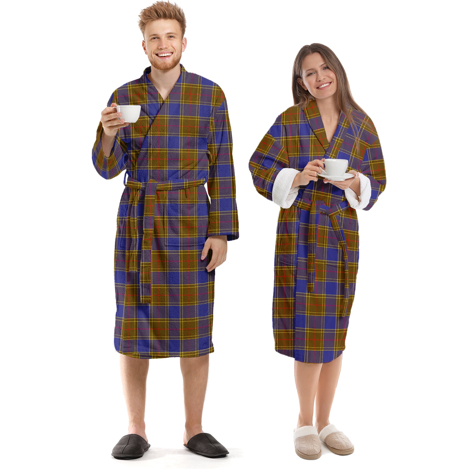 Balfour Tartan Bathrobe Unisex S - Tartan Vibes Clothing