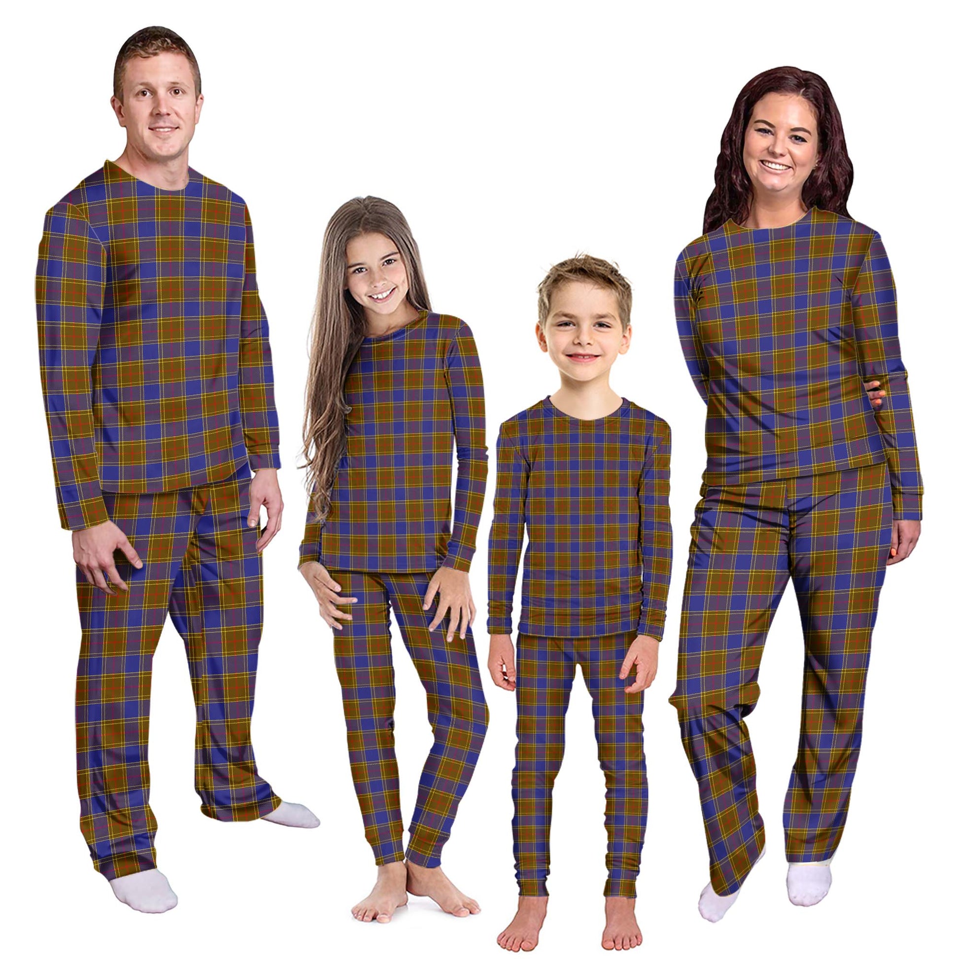 Balfour Tartan Pajamas Family Set Kid - Tartan Vibes Clothing