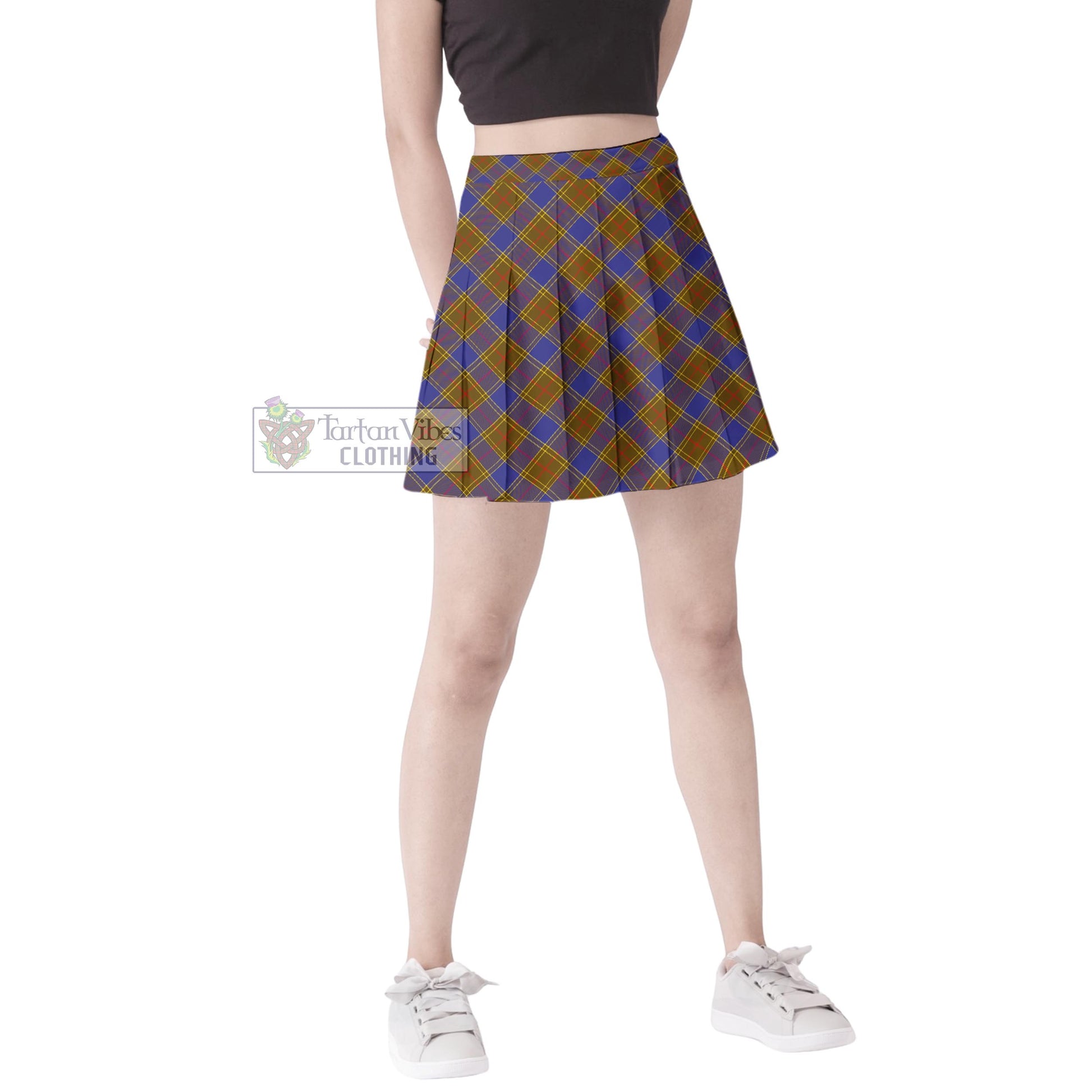 Tartan Vibes Clothing Balfour Modern Tartan Women's Plated Mini Skirt