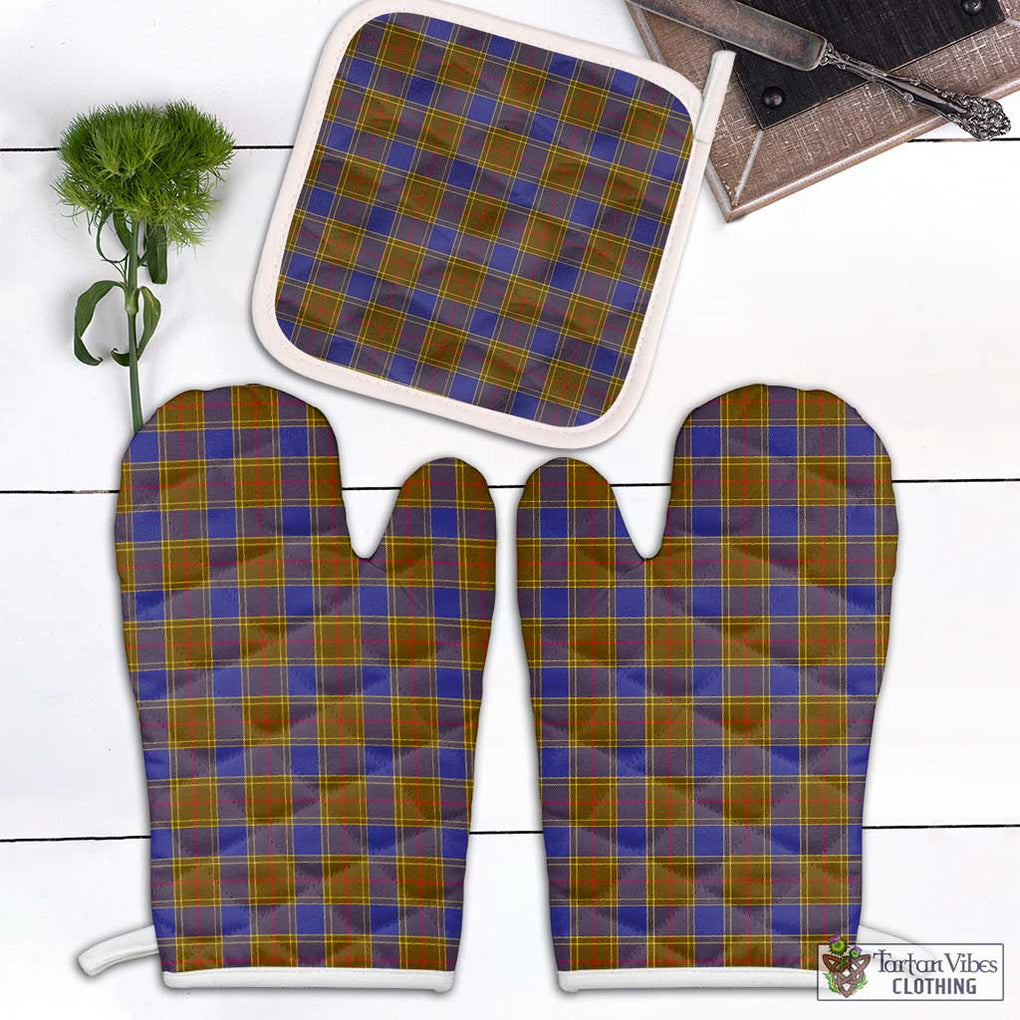 Balfour Tartan Combo Oven Mitt & Pot-Holder Combo 1 Oven Mitt & 1 Pot-Holder White - Tartan Vibes Clothing