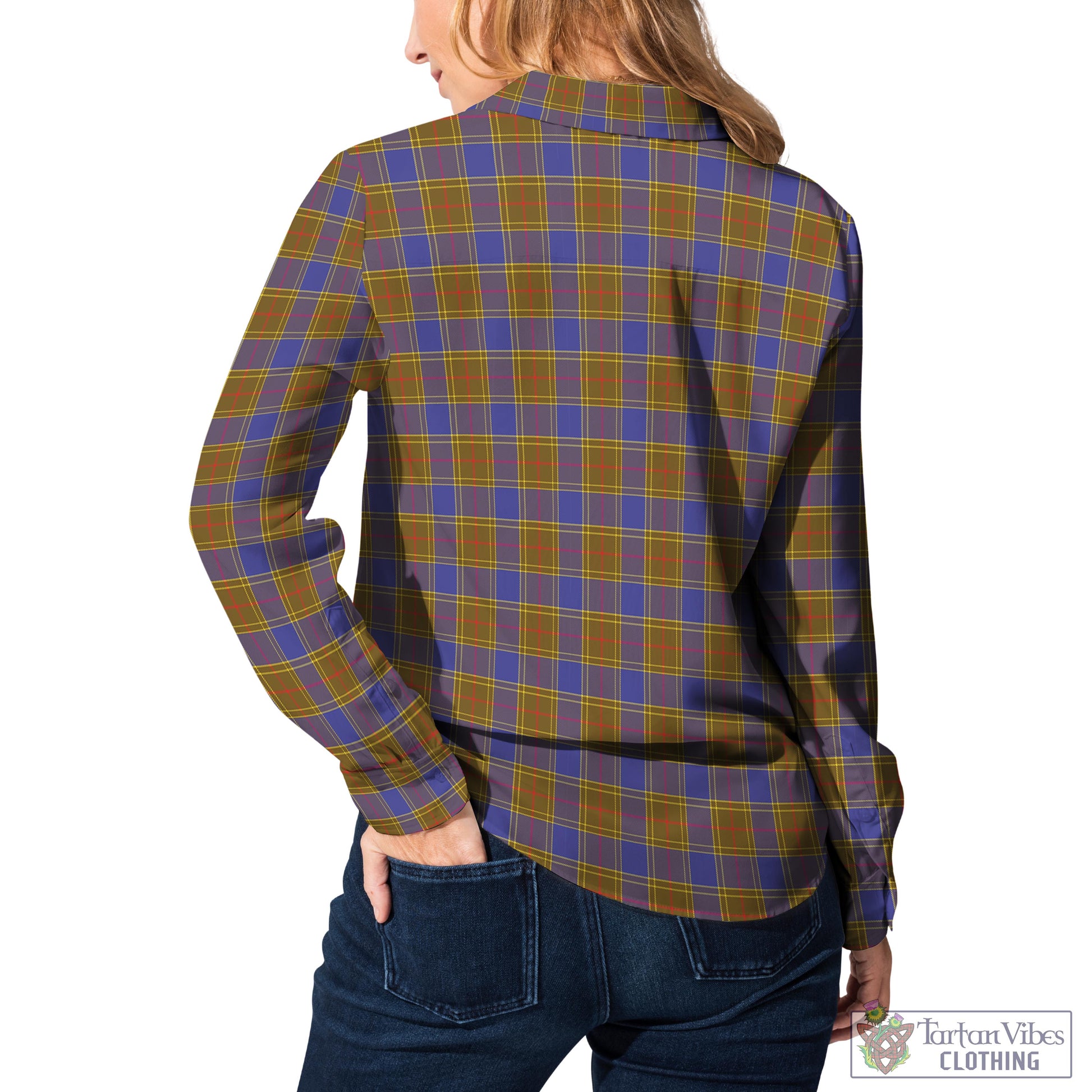 Balfour Modern Tartan Womens Casual Shirt