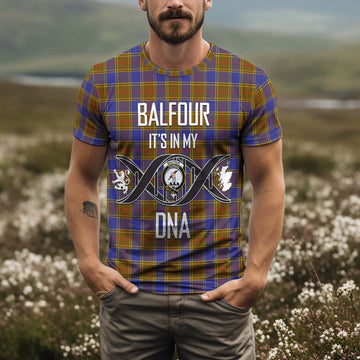 Balfour Tartan T-Shirt with Family Crest DNA In Me Style